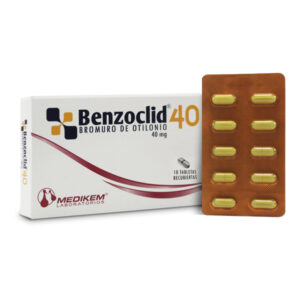 Benzoclid 40 tableta recubierta (10 tabletas)
