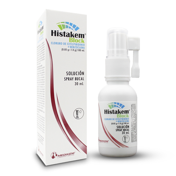 Histakem Block solución spray bucal