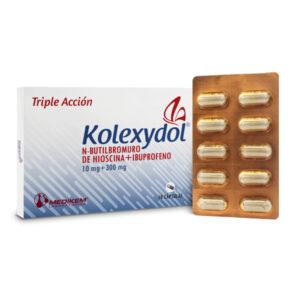 Kolexydol Cápsula (10mg + 300mg)